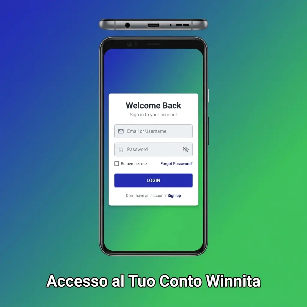 Guida al login Winnita: inserisci email e password per accedere al tuo conto e giocare online