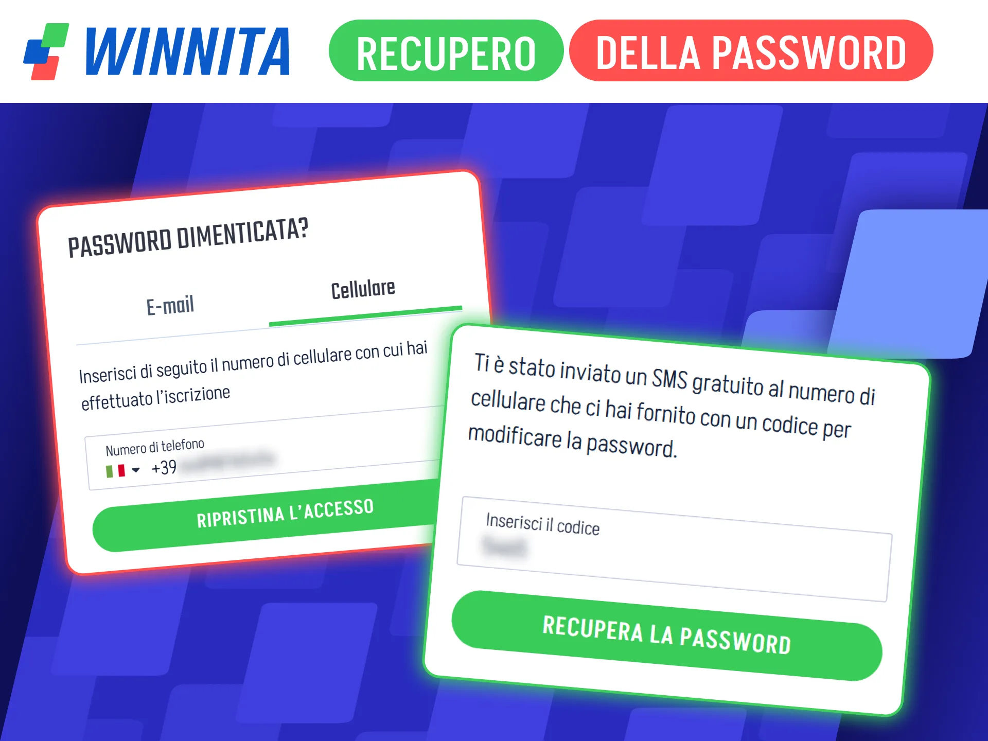 Risolvi i problemi di registrazione tramite il supporto ufficiale Winnita.